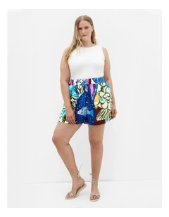 Bella Print Short in Blue