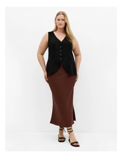 Vivien Skirt in Brown