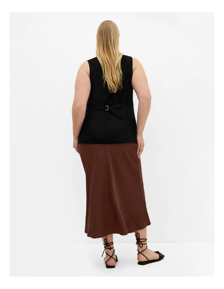 Vivien Skirt in Brown image 2