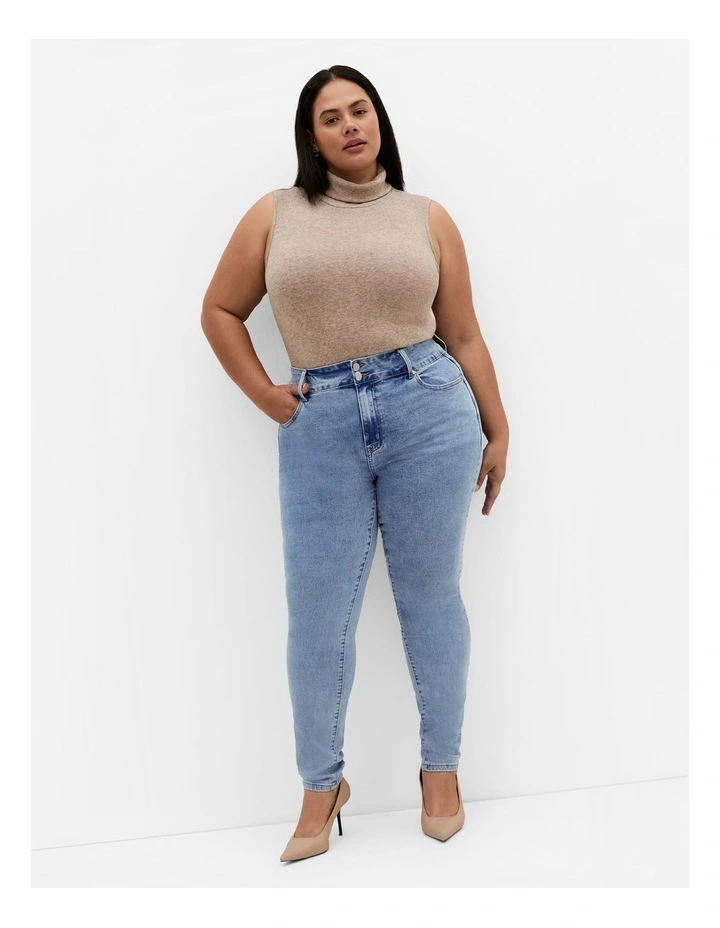 Harley Fit Clara Skinny Jean in Light Wash image 1