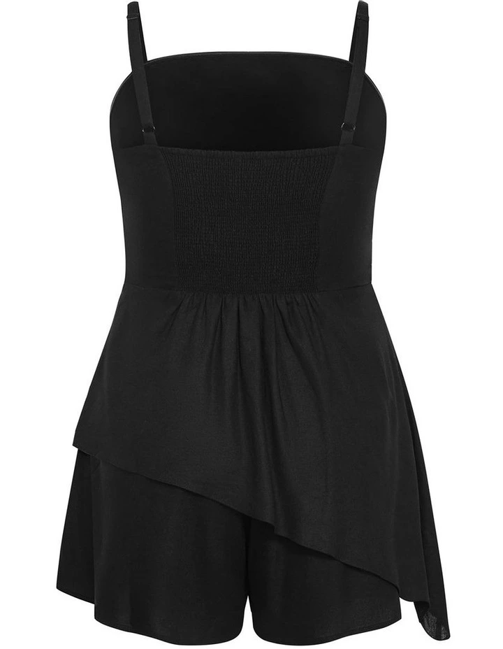 Laura Playsuit in Black image 4
