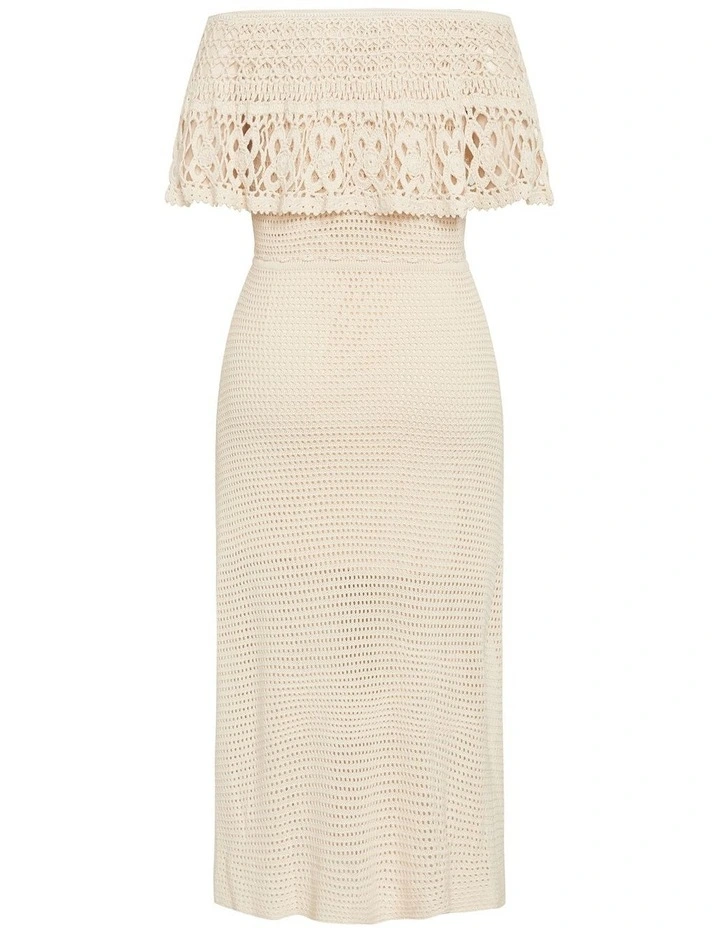 Callie Crochet Dress in naturaN image 4