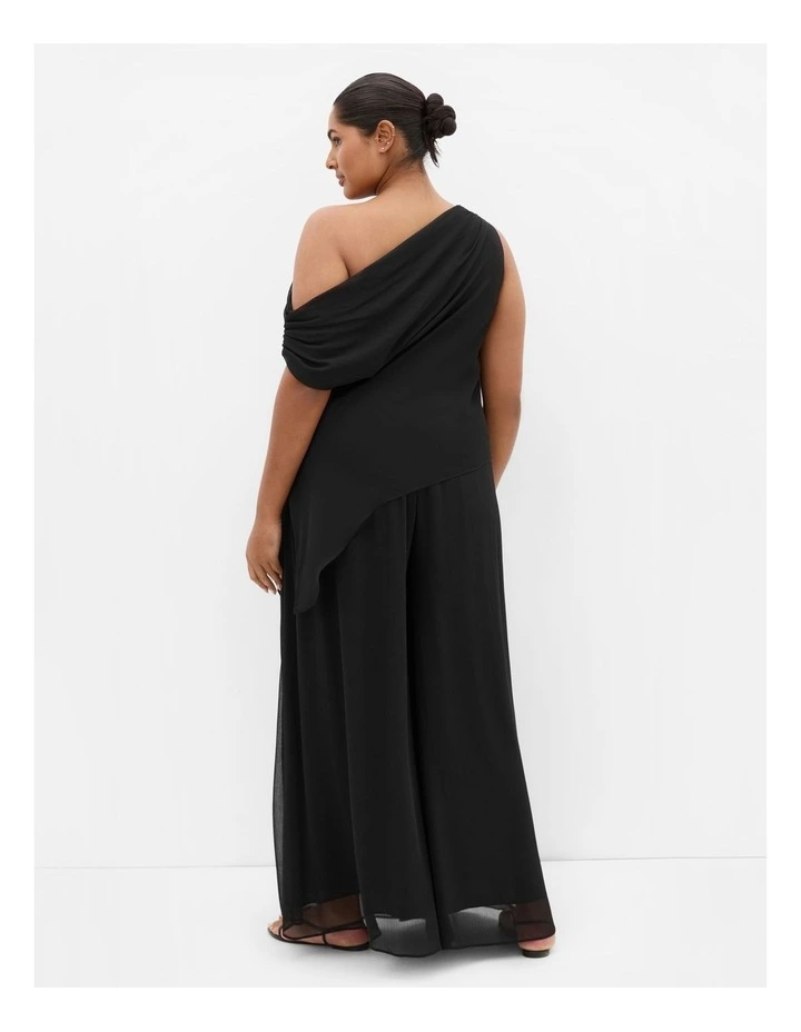 Skyla Wide Leg Pant in Black image 2
