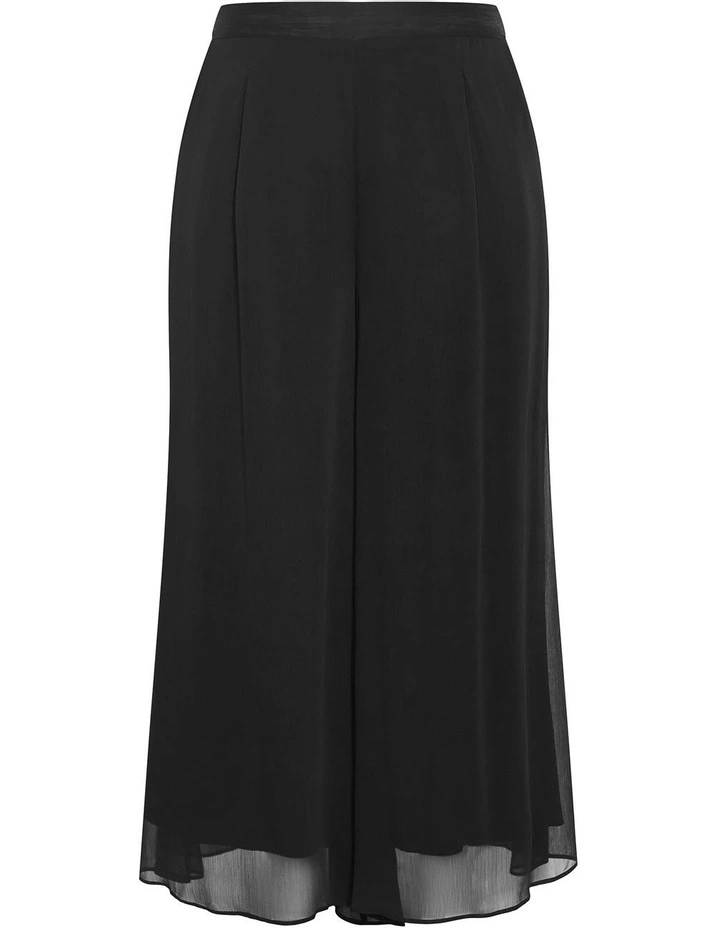 Skyla Wide Leg Pant in Black image 3