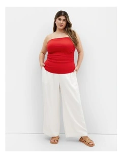 Tube Halo Top in Cherry Red