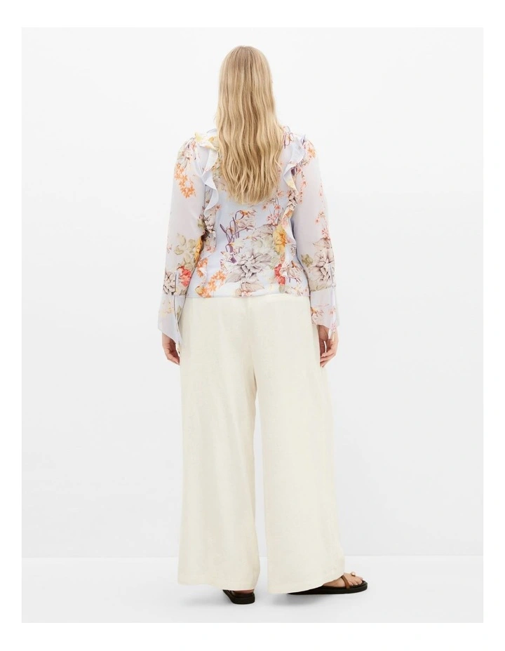 Sweet Nothings Frill Top in Grey image 2