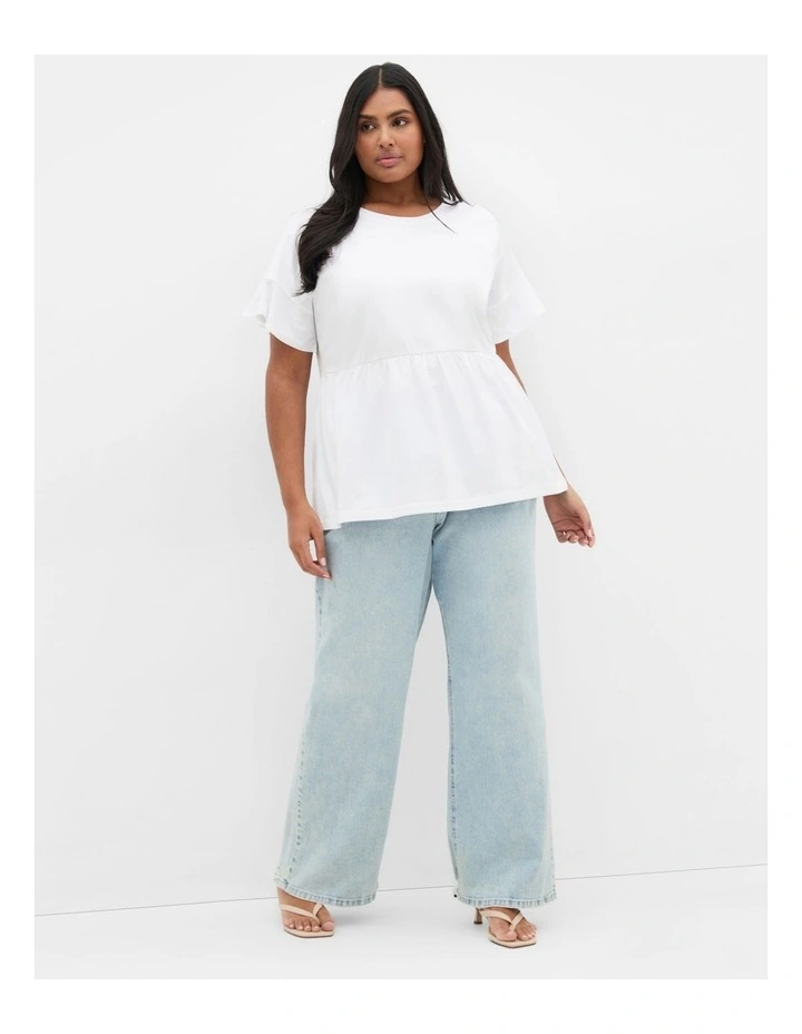 Amelia Tee in White image 1