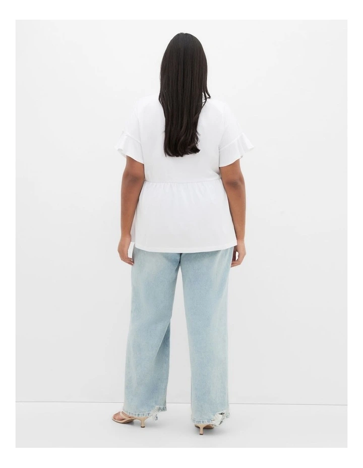 Amelia Tee in White image 2