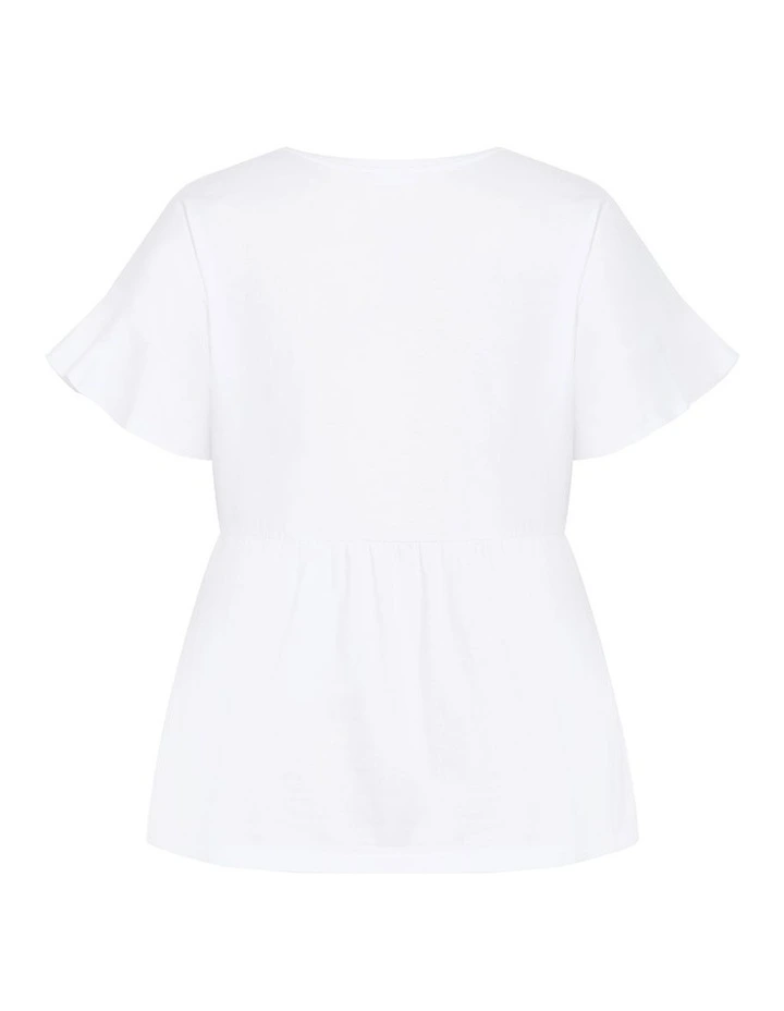 Amelia Tee in White image 4