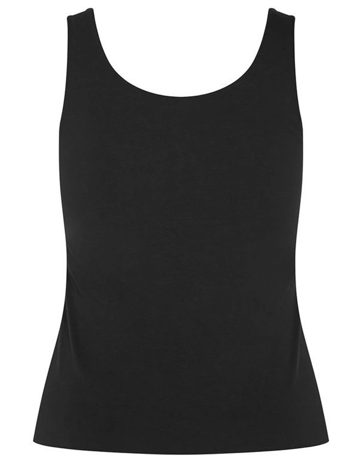 Amelia Tank Top in Black image 4