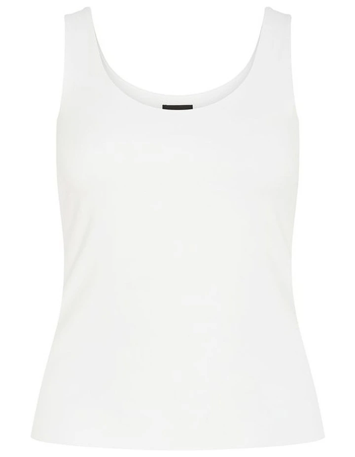 Amelia Tank Top in White image 3