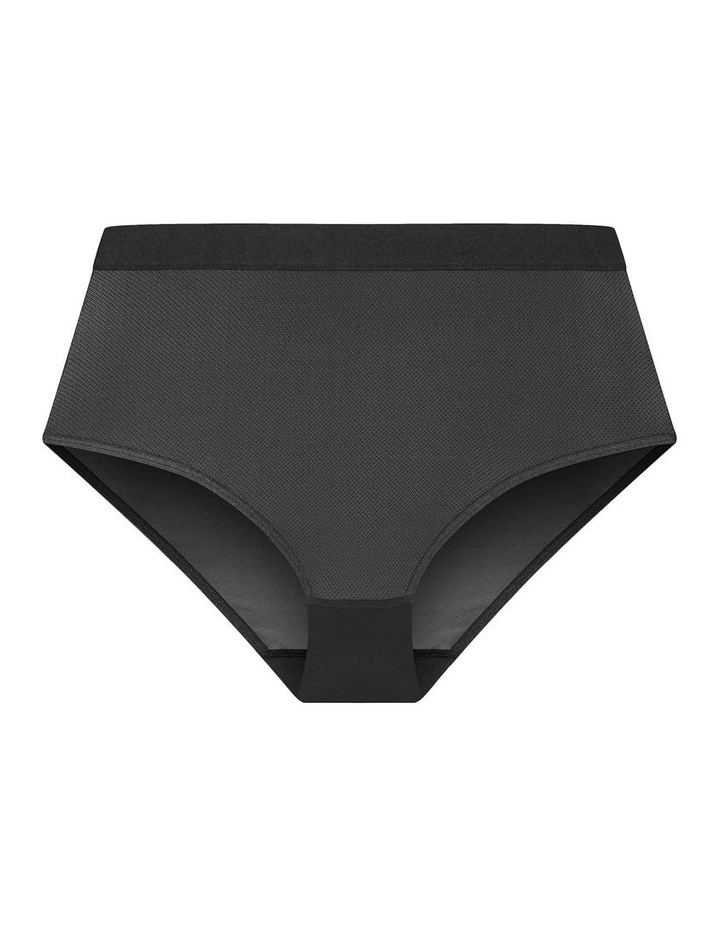 Signature Mesh Hi Brief in Black image 2