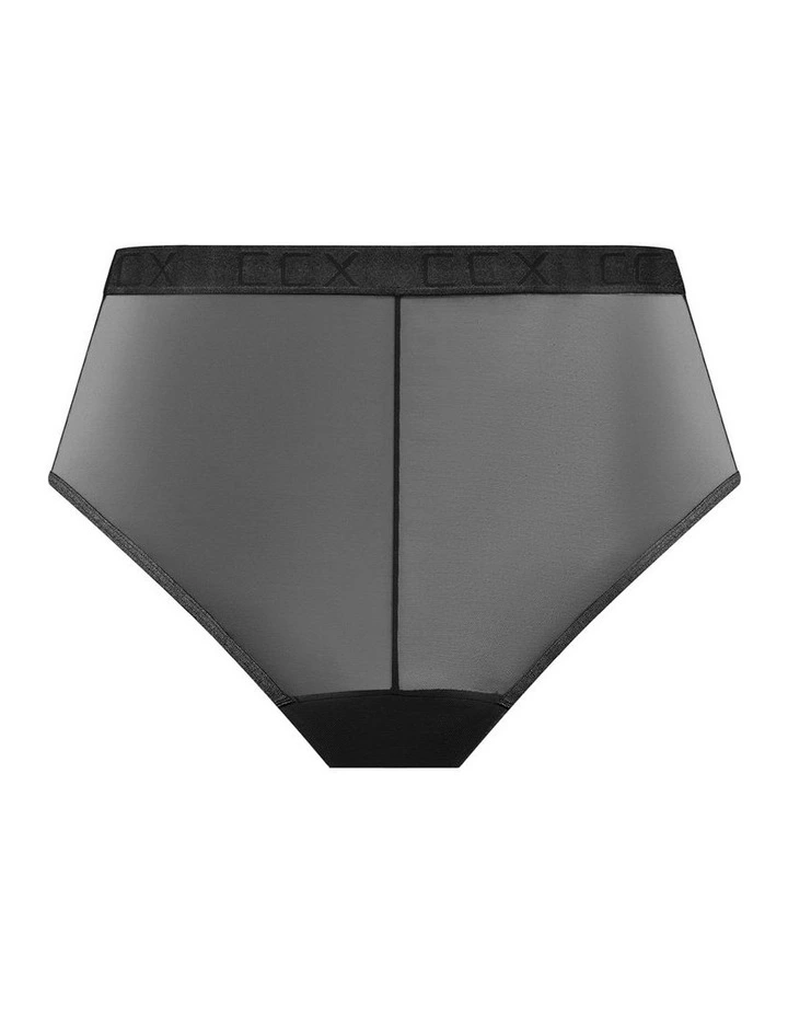 Signature Mesh Hi Brief in Black image 4