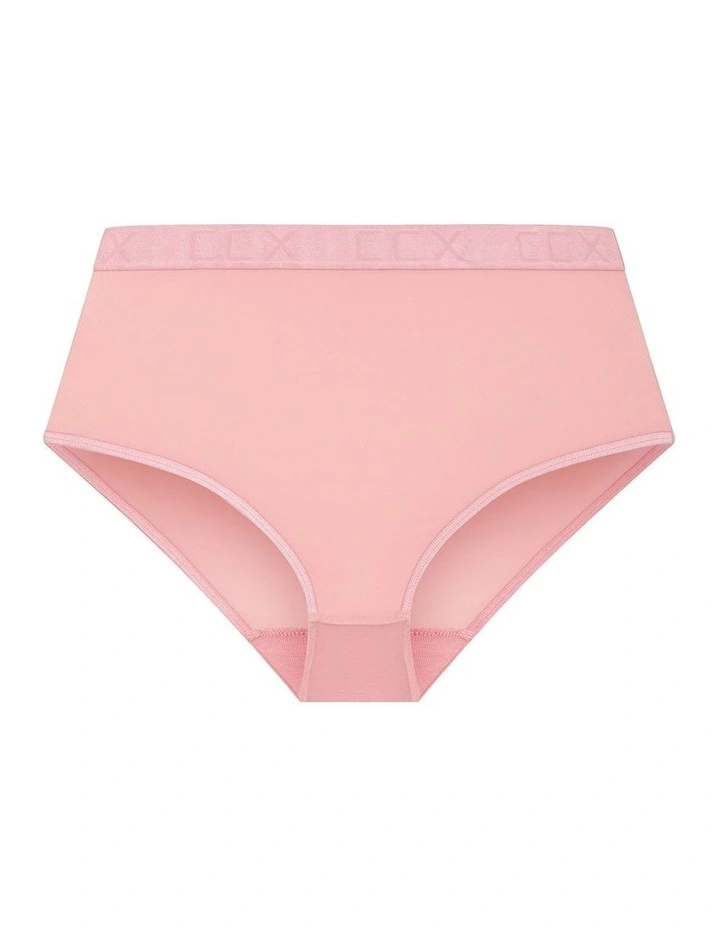 Signature Mesh Hi Brief in Vintage Rose image 3