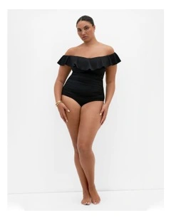 Amalfi Off Shoulder 1 Piece in Black