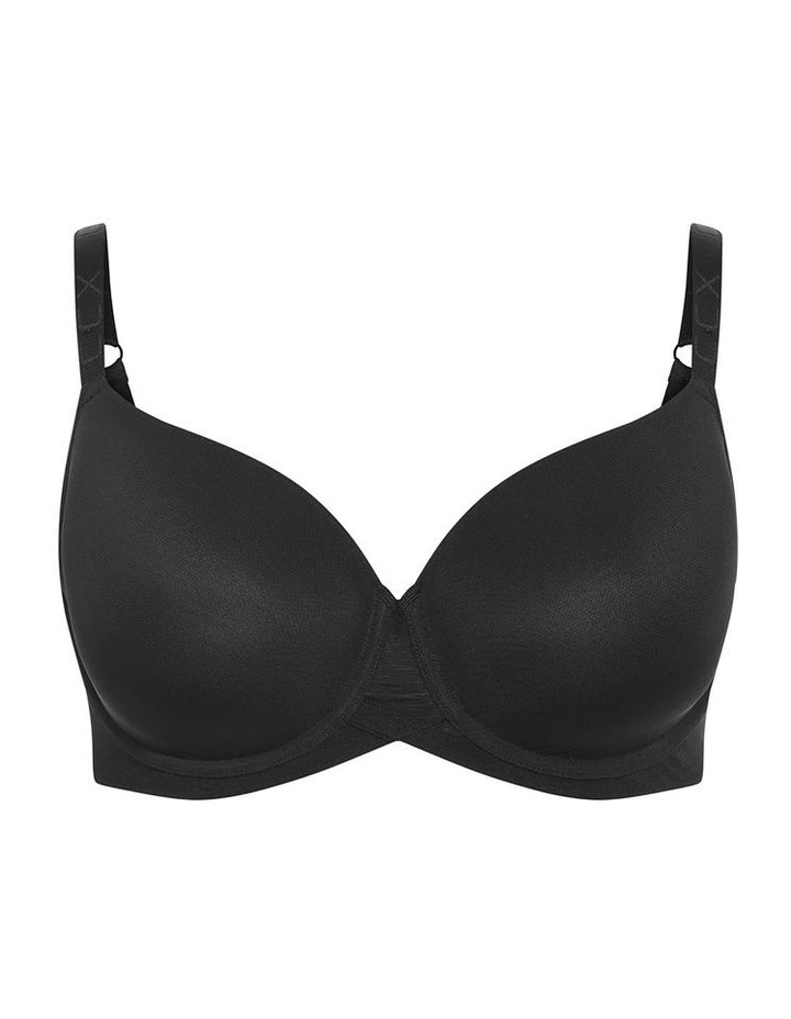 Signature Mesh T-shirt Bra in black image 3