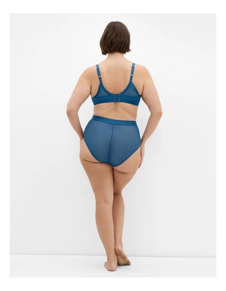 Signature Mesh T-shirt Bra in Posiedon image 2