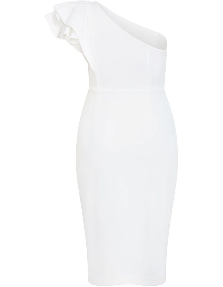 Milani One Shoulder Dress in Ivory image 4