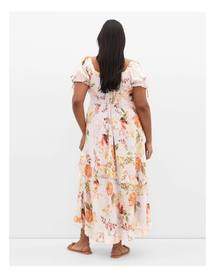 Shayla Print Maxi Dress in Dove image 2