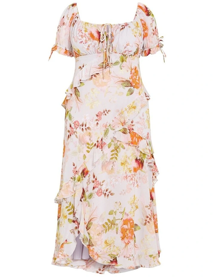 Shayla Print Maxi Dress in Dove image 3