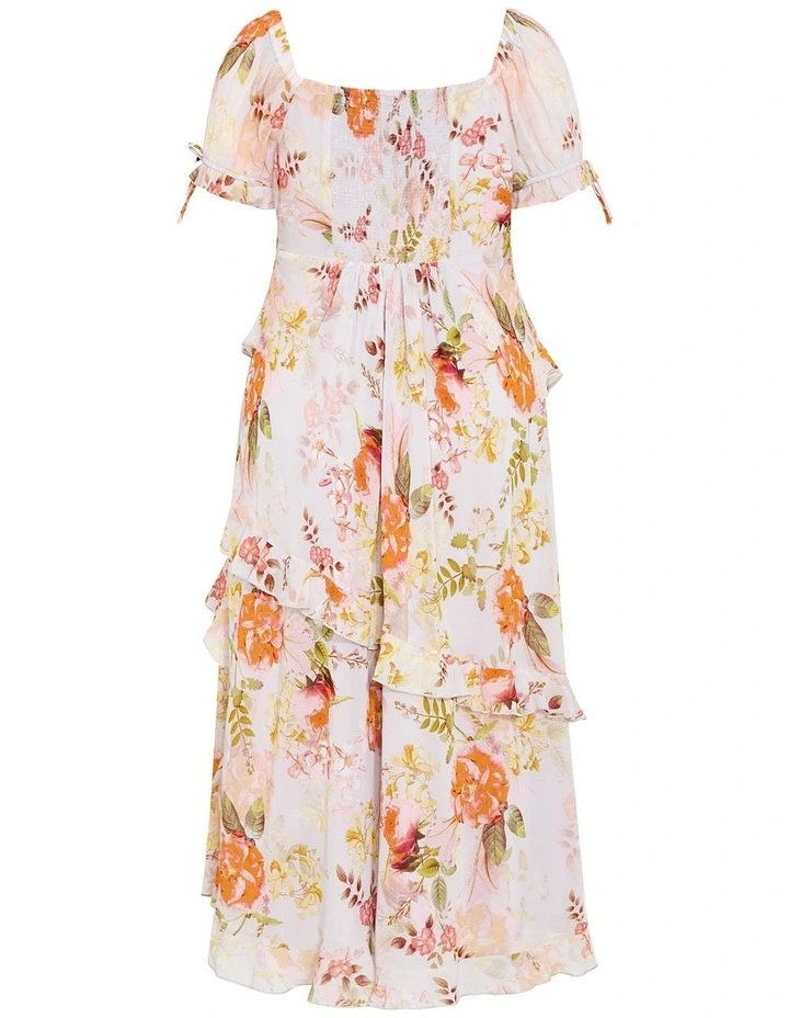 Shayla Print Maxi Dress in Dove image 4