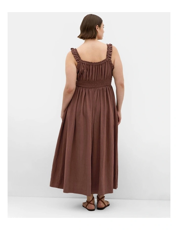 Irina Maxi Dress in Chocolate image 2