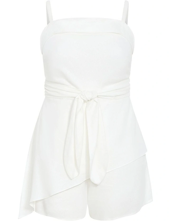 Laura Playsuit in Ivory image 3
