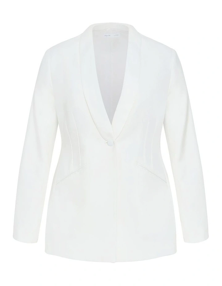 Ally Blazer in Ivory image 3