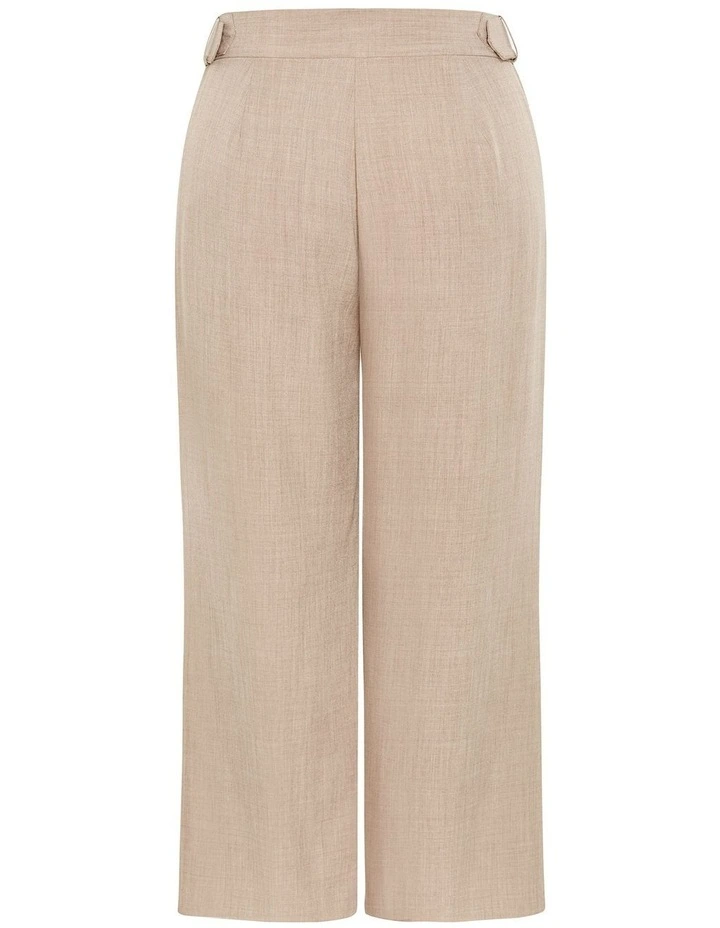 Alana Wide Leg Pant in Latte image 4