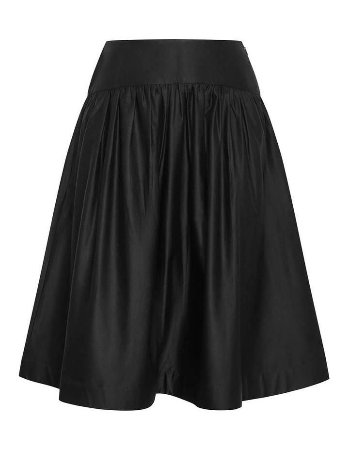 Kaia Midi Skirt in Black image 4