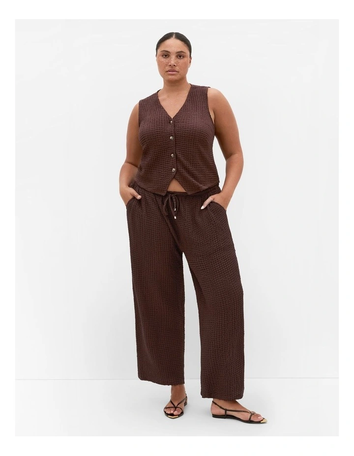 Zoie Vest in Chocolate image 1