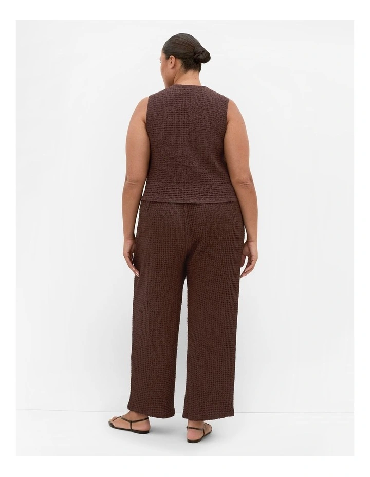 Zoie Vest in Chocolate image 2