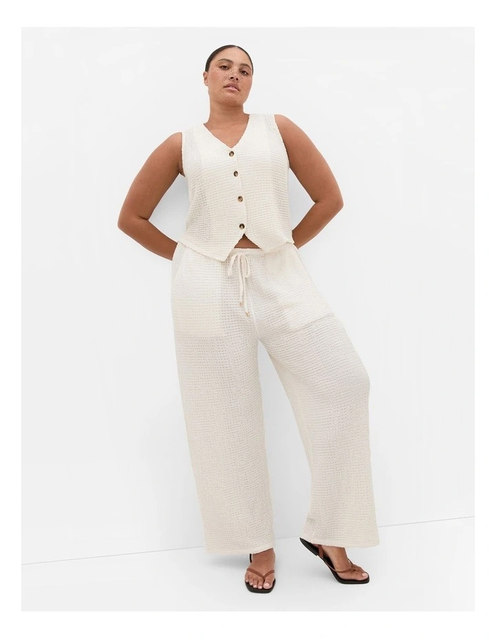 Zoie Vest in Cream image 1