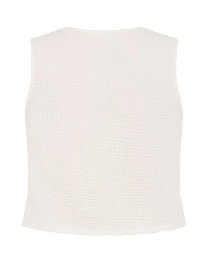 Zoie Vest in Cream image 4