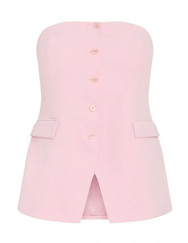 Holly Bustier in Soft Pink image 3