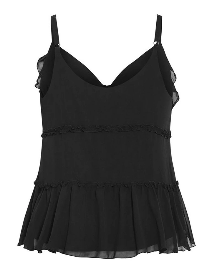 Bri Tie Cami in Black image 4