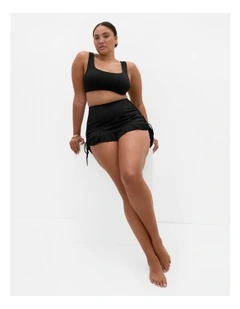 Andros Bikini Skirt in Black
