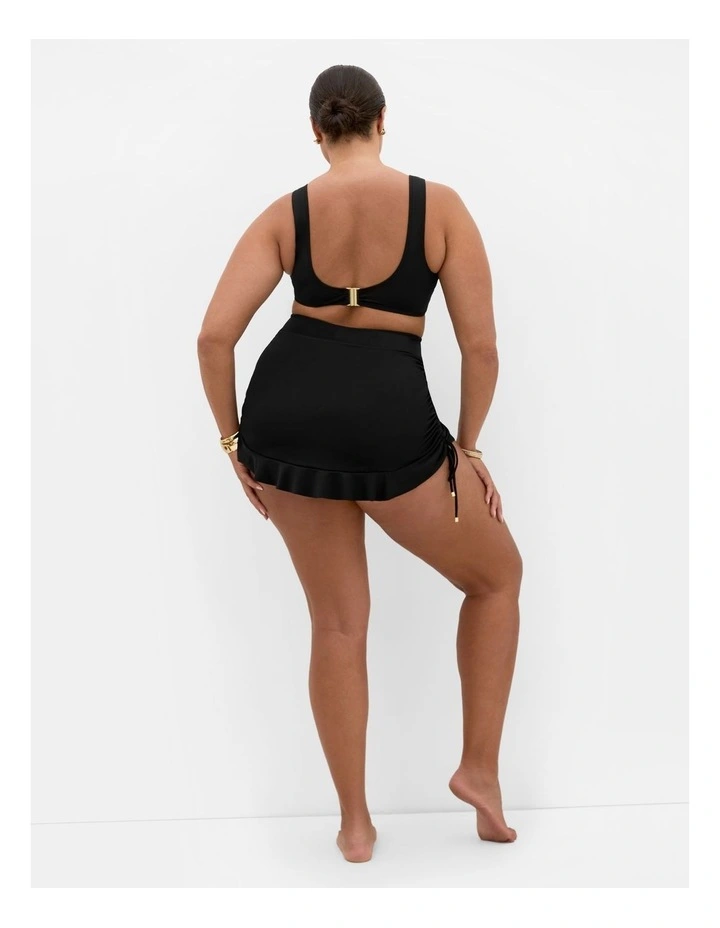 Andros Bikini Skirt in Black image 2