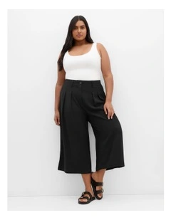 Abbie Crop Pant in Black