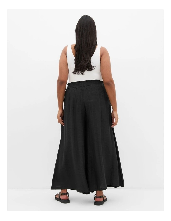 Emma Wide Leg Pant in Black image 2