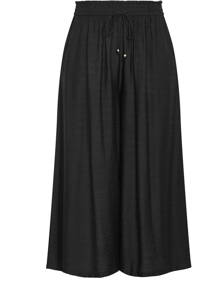 Emma Wide Leg Pant in Black image 3