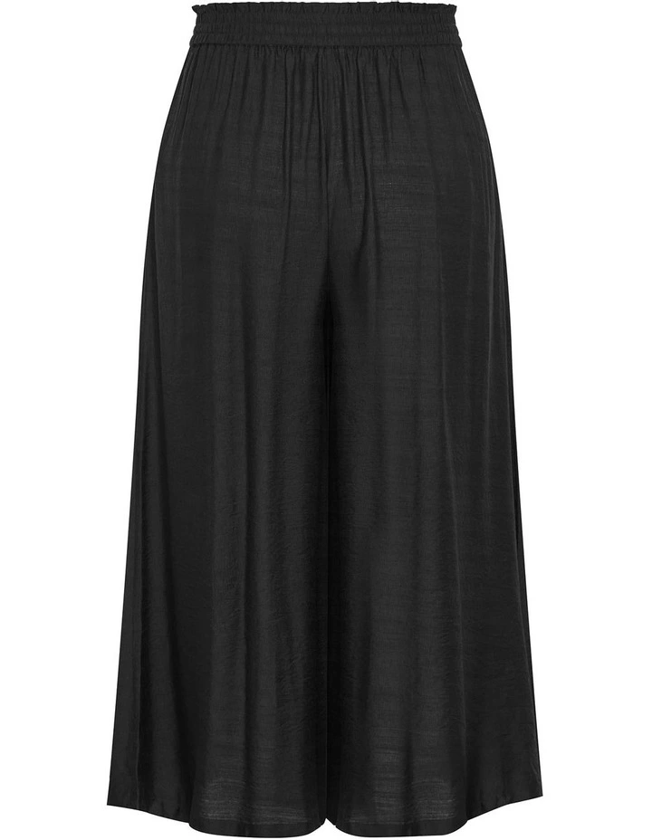 Emma Wide Leg Pant in Black image 4