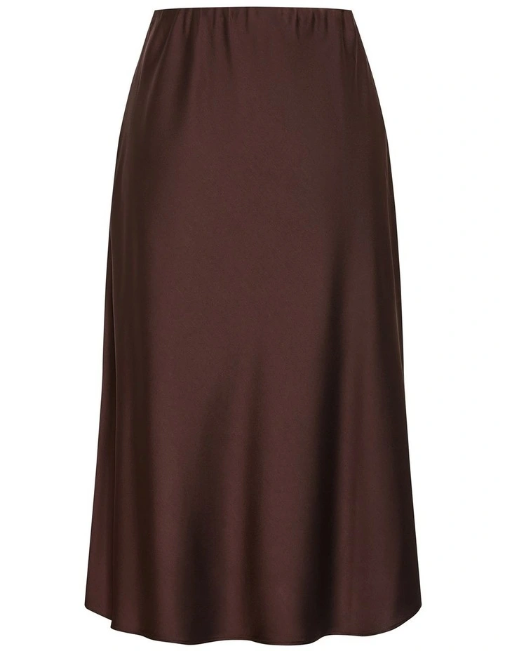 Miranda Midi Skirt in Truffle image 3