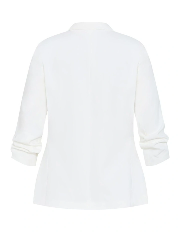 Abbie Blazer in Ivory image 4
