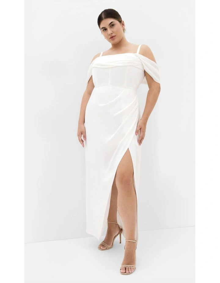 Forbidden Love Maxi Dress in Ivory image 5