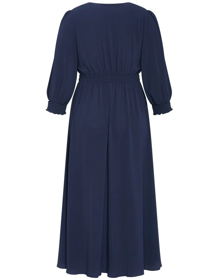 Jolene V Neck Maxi Dress in Navy image 6