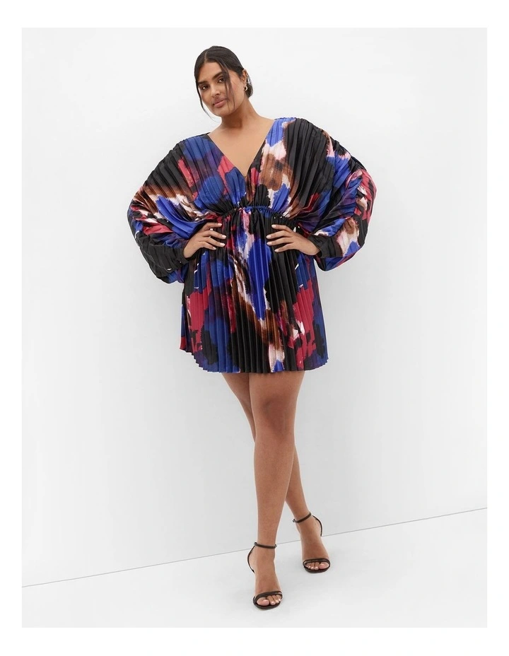 Chloe Print Dress in Multi image 1