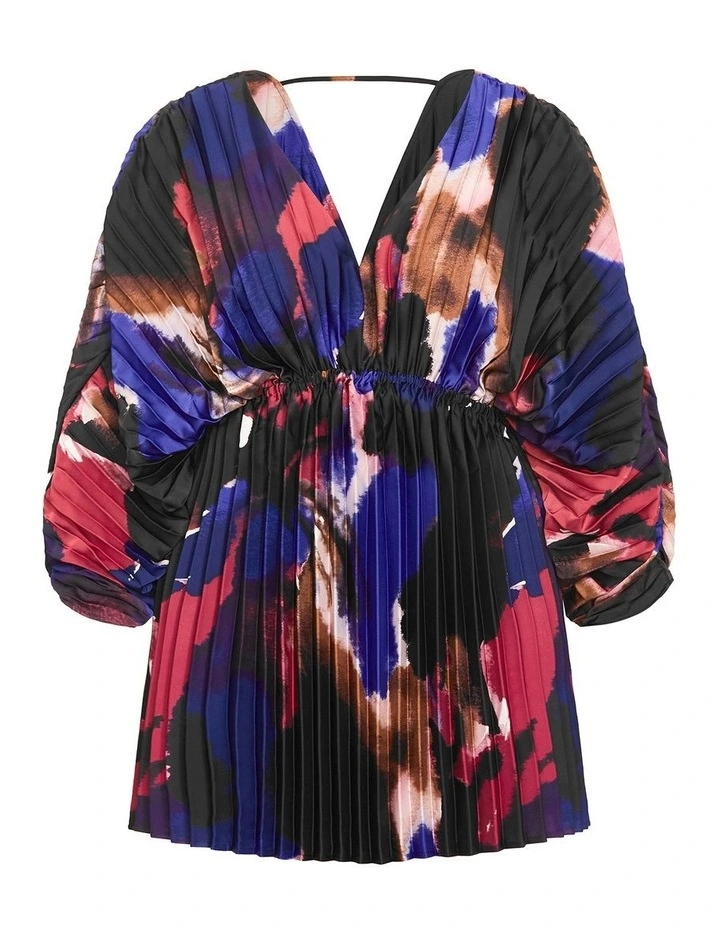 Chloe Print Dress in Multi image 3