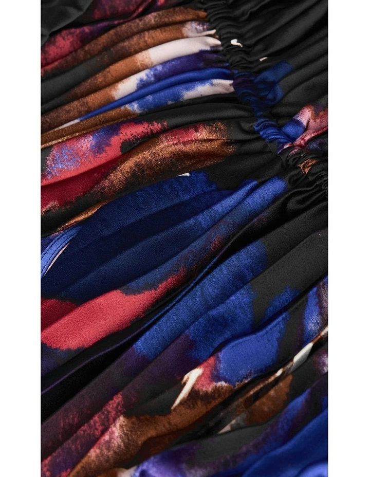 Chloe Print Dress in Multi image 6