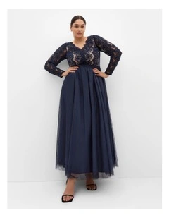 Rare Beauty Maxi Dress in Navy